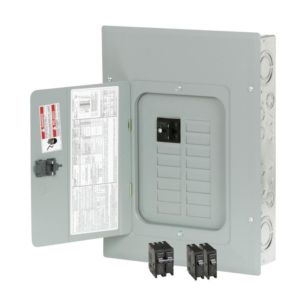 BR 200 Amp 80-Circuit Main Breaker Indoor Plug On Neutral Load Center Contractor Kit ((2) BR120 and (1) BR230) - Super Arbor