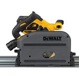 FLEXVOLT 60-Volt MAX Lithium-Ion Cordless Brushless 6-1/2 in. Track Saw Kit with Battery 2Ah, Charger and Case - Super Arbor