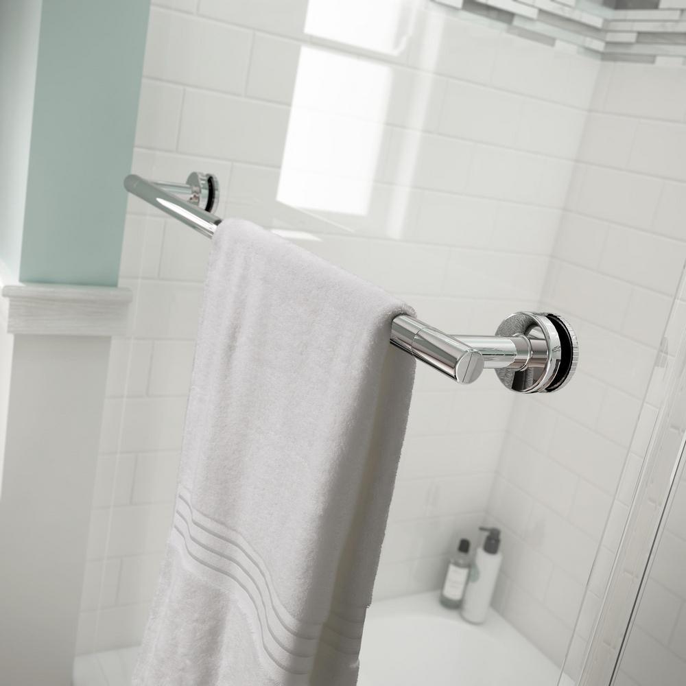 Lyndall 60 in. x 58-1/8 in. Semi-Frameless Traditional Sliding Bathtub Door in Chrome with Droplet Glass - Super Arbor