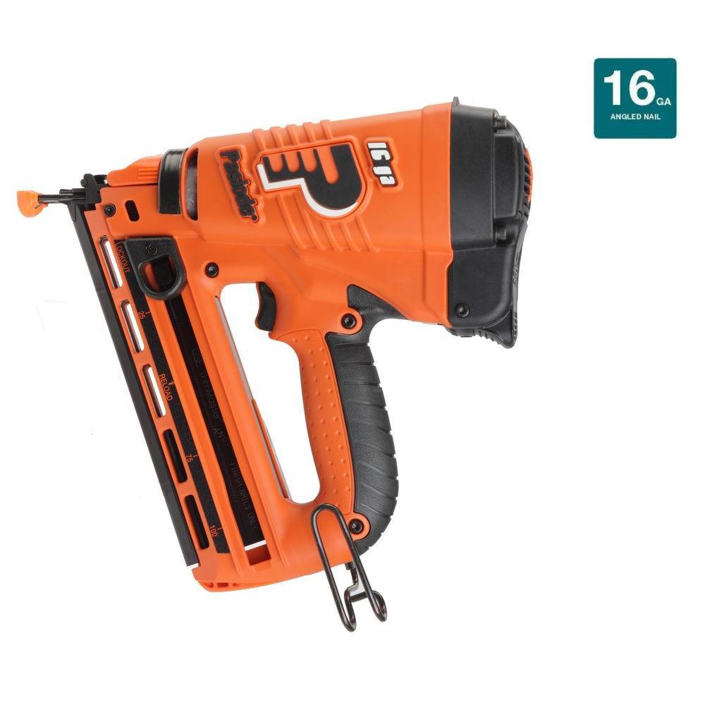 16-Gauge Cordless Lithium-Ion Angled Finish Nailer - Super Arbor