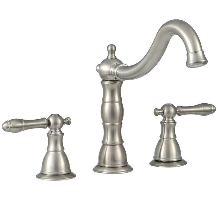 Lyndhurst 2-Handle Deck-Mount Roman Tub Faucet with Handheld Shower in Brushed Nickel