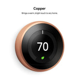 Nest Learning Thermostat 3rd Gen in Copper (2-Pack) - Super Arbor