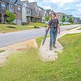 Lawnmaster NO-PULL 175 MPH 470 CFM 31cc Gas with Electronic Start Backpack Leaf Blower