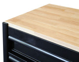 Kobalt 59.8-in L x 42.7-in H 15-Drawers Rolling Black Wood Work Bench