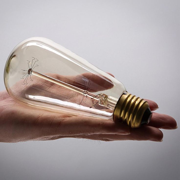 YANSUN 60-Watt ST64 E26 Edison Incandescent Light Bulb (6-Pack)