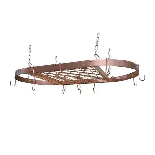 Range Kleen 33-in x 17-in Copper Pot Rack