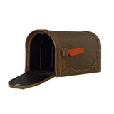 Floral Copper Post Mount Mailbox - Super Arbor