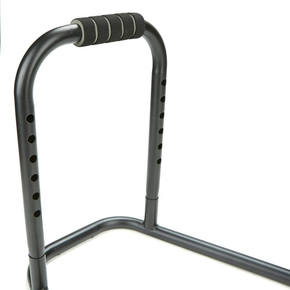 Black Metal Ergonomic Height Adjustable Non-Slip Universal Foot Rest - Super Arbor