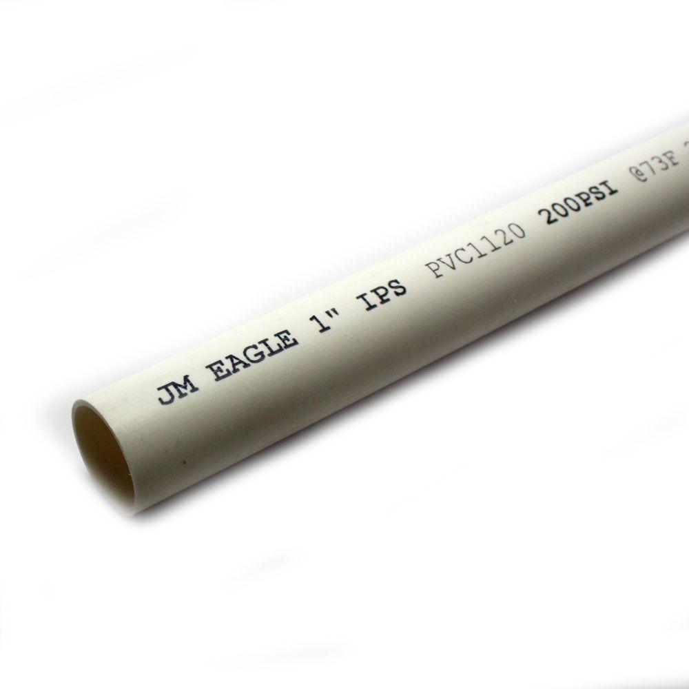 3/4 in. x 10 ft. PVC Class 200 Plain-End Pipe - Super Arbor