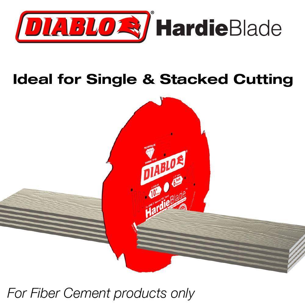 12 in. x 8-Tooth Polycrystalline Diamond (PCD) Tipped James Hardie/Fiber Cement Cutting Saw Blade - Super Arbor