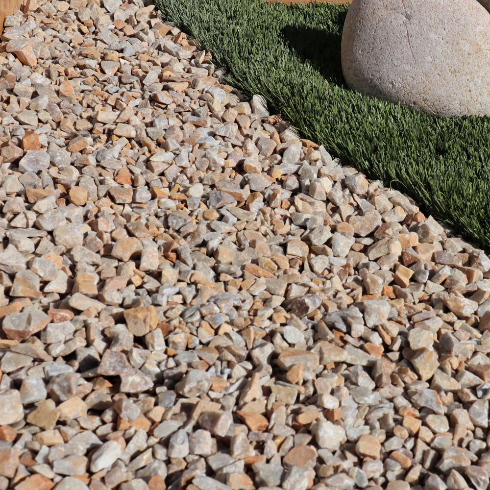 Butler Arts 0.50 cu. ft. 40 lbs. 3/4 in. Golden Honey Quartz Decorative Landscaping Gravel (20-Bag Pallet)