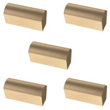 Modern Arch 1-1/2 in. (25 mm) Champagne Bronze Cabinet Knob (5-Pack) - Super Arbor
