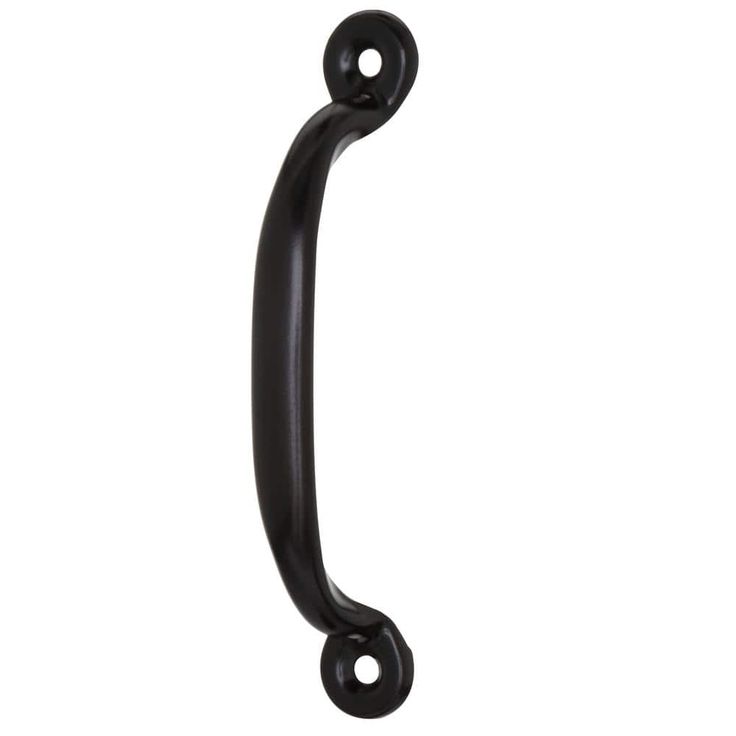 4-7/8 in. Black Light Duty Door Pull