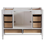 Claxby 48 in. W x 34 in H x 22 in. D Bath Vanity Cabinet Only in Cream - Super Arbor