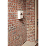 Designer Medium, Vertical, Wall Mount, Locking Mailbox, White - Super Arbor