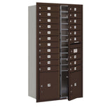 56 3/4 in. H x 31-1/8 in. W Aluminum Front Loading 4C Horizontal Mailbox with 20 MB1 Doors/2 PL's - Super Arbor