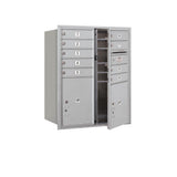 3700 Horizontal Series 9-Compartment with 2-Parcel Locker Recessed Mount Mailbox - Super Arbor