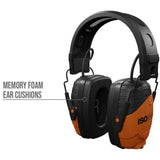 LINK Bluetooth Earmuff, Rechargeable 14-Hour Battery, Interchangeable AAA, 24 NRR, OSHA Compliant Hearing Protector - Super Arbor