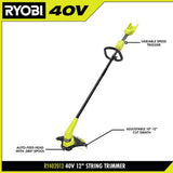 RYOBI 40-Volt Lithium-Ion Cordless Battery String Trimmer/Edger (Tool Only)