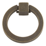 Camarilla 2-1/16 in. Satin-Nickel Furniture Ring Pull - Super Arbor