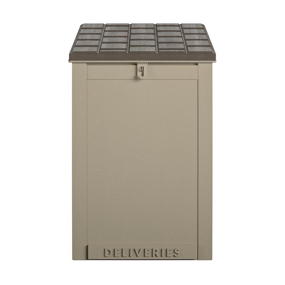 6.3 cu. ft. Gray Parcel Mailbox Light - Super Arbor