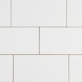 MSI 4 in. x 16 in. Glossy Ceramic White Subway Tile (0.44 sq. ft.)