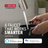 Delta Dunsley VoiceIQ Spotshield Stainless 1-Handle Deck-Mount Pull-Down Touchless Kitchen Faucet