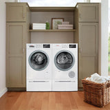 Bosch 500 4-cu ft Stackable Ventless Electric Dryer (White) ENERGY STAR