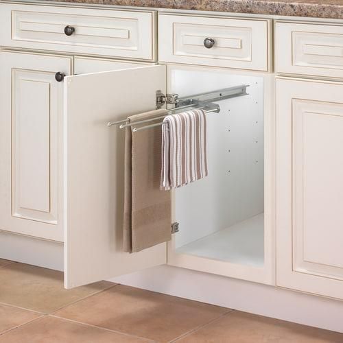 Knape & Vogt 1.31-in W x 5-in H Door/Wall Mount Metal Towel Holder