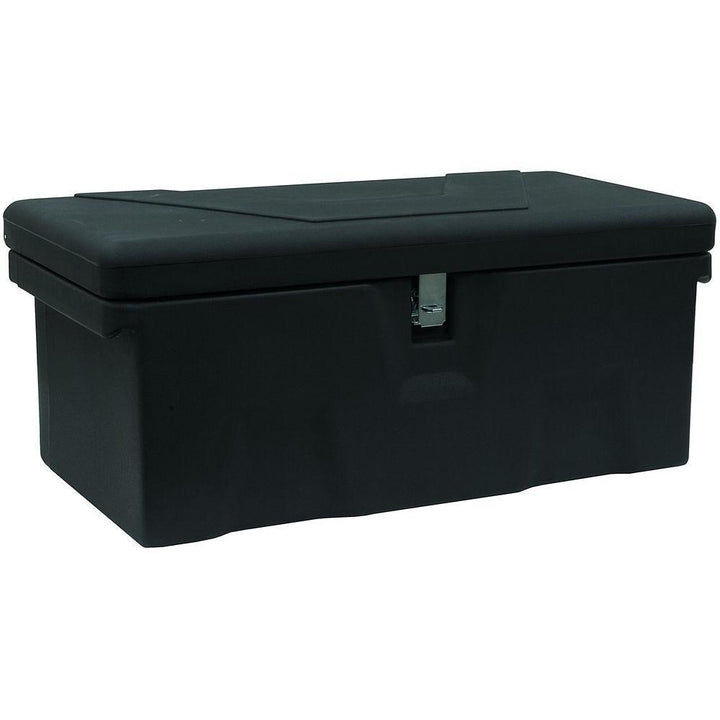 13.5 in. x 15 in. x 32 in. Matte Black Plastic All-Purpose Truck Tool Box Chest - Super Arbor