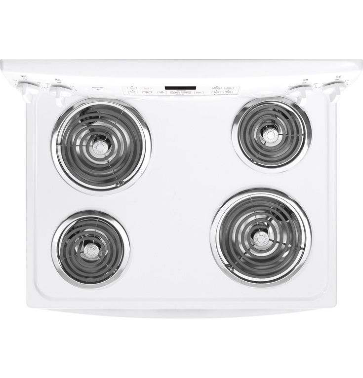 GE 30-in 4 Elements 5-cu ft Freestanding Electric Range (White)