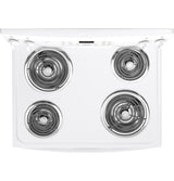 GE 30-in 4 Elements 5-cu ft Freestanding Electric Range (White)