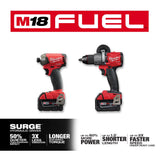 M18 FUEL 18-Volt Lithium-Ion Brushless Cordless Surge Impact and Hammer Drill Combo Kit /W M18 Reciprocating Saw - Super Arbor