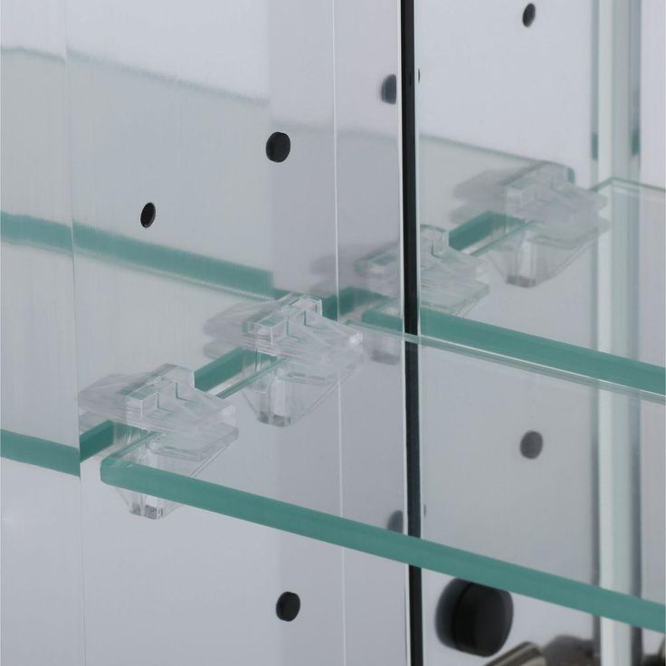 36 in. W x 30 in. H Frameless Recessed or Surface-Mount Bi-View Bathroom Medicine Cabinet with Beveled Mirror