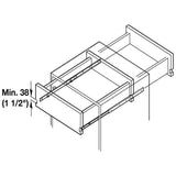 18 in. 2-Way Travel Ball Bearing Drawer Slide Set (1-Pair) - Super Arbor