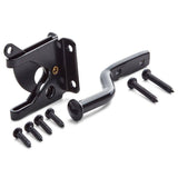 Everbilt Black Stainless Steel Decorative Gate Hinge and Latch Set