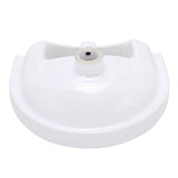 Whitehaus Collection Isabella Collection Wall-Mounted Bathroom Sink in White