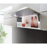 Anthracite 107¬∞ Lift-Up Hinge Air System, Medium-Duty Soft-Close Vertical Opening Hinge (1-Pair) - Super Arbor