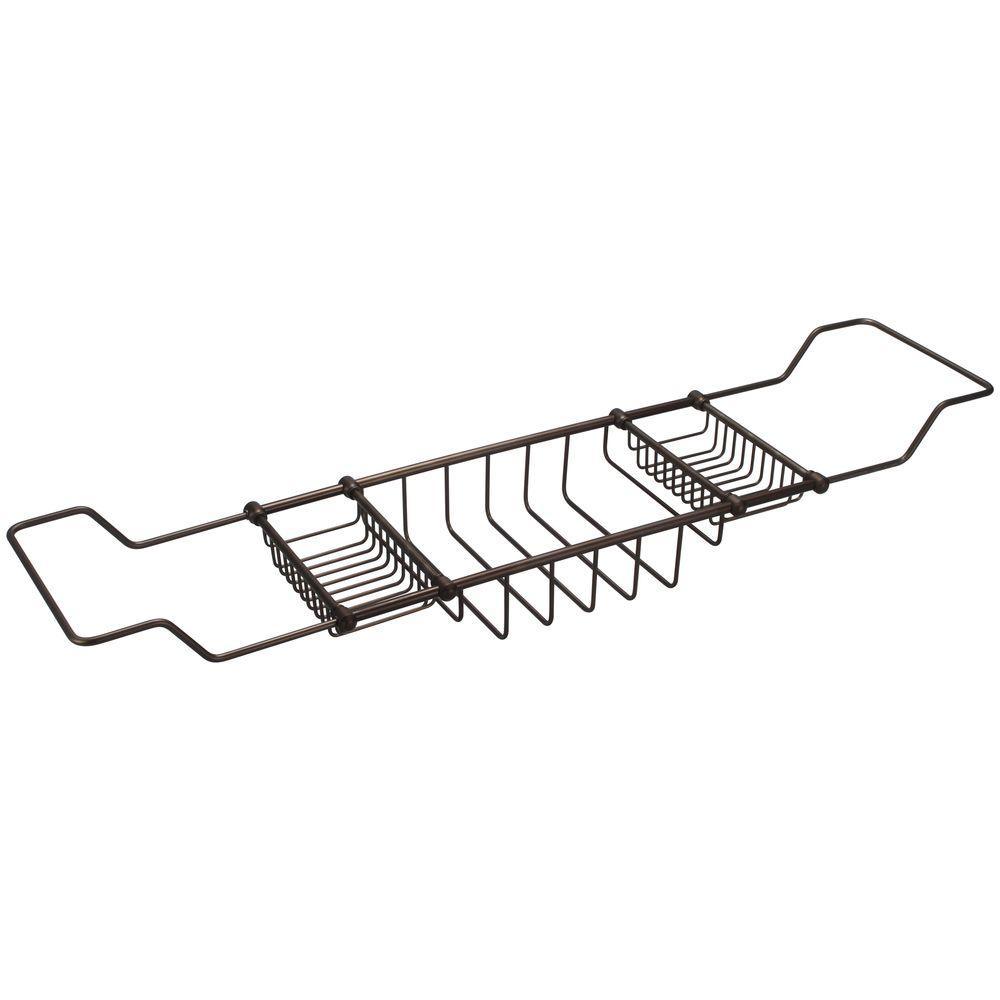 Expandable Shower Caddy in Polished Nickel PVD - Super Arbor