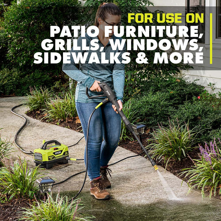 RYOBI 1,800 PSI 1.2 GPM Cold Water Electric Pressure Washer (RY141802)