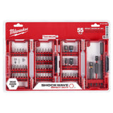 SHOCKWAVE IMPACT DUTY Driver Bit Set (55-Piece) - Super Arbor