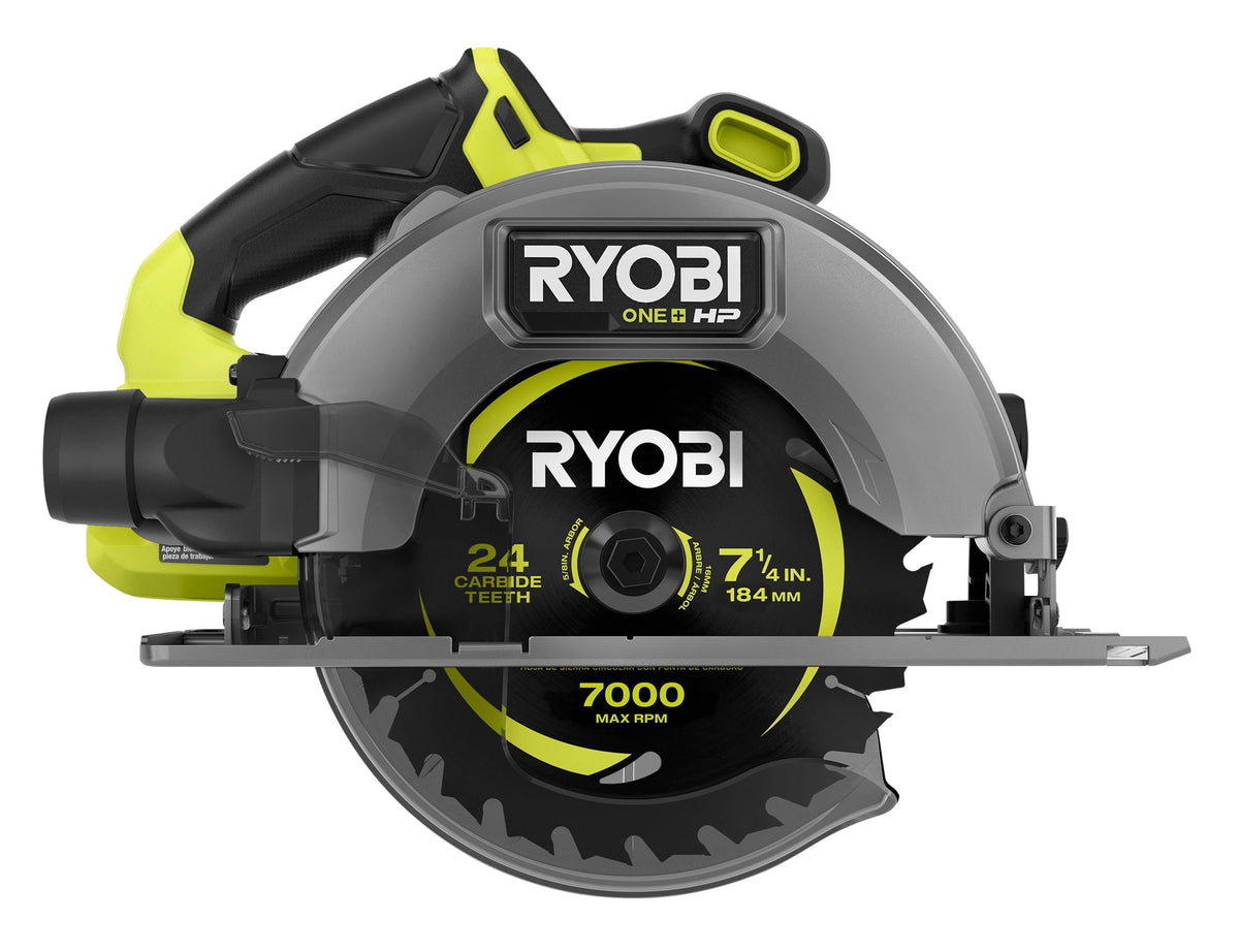 RYOBI 18V ONE+ HP Brushless 7-1/4 in. Cordless Circular Saw with 4.0 Ah Lithium-Ion Battery
