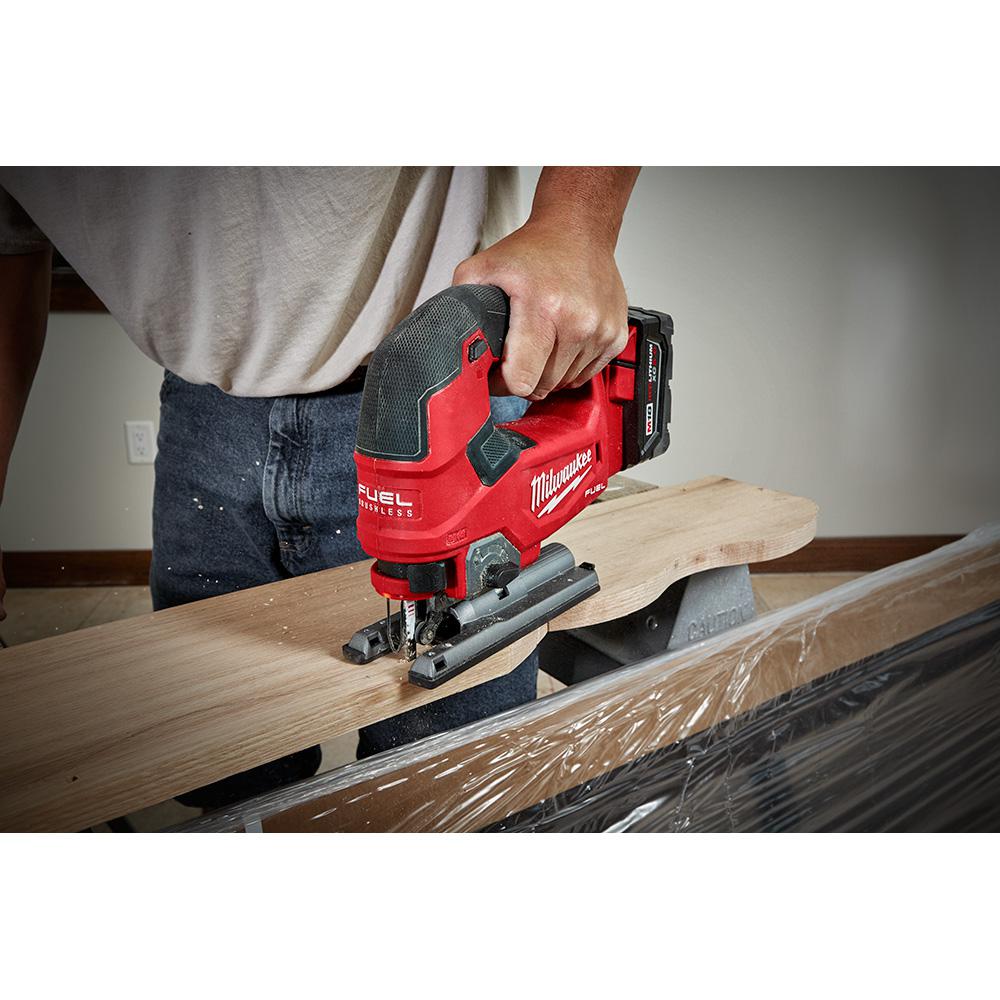 M18 FUEL 18-Volt Lithium-Ion Brushless Cordless Compact Router & Jig Saw Combo Kit (2-Tool) W/5.0Ah Battery & Charger