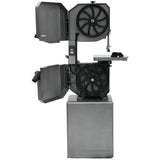 1 HP 14 In. Metalworking and Woodworking Vertical Band Saw with Closed Stand, 8-Speed, 115-Volt, J-8201K