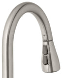 Nottely Touchless Single-Handle Pull-Down Kitchen Faucet with TurboSpray and FastMount in Stainless Steel - Super Arbor