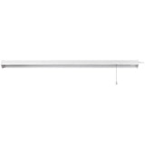 4 ft. 48-Watt Blue Spectrum Pendant or Flush Mount Linear Plant Grow Light, Blue - Super Arbor