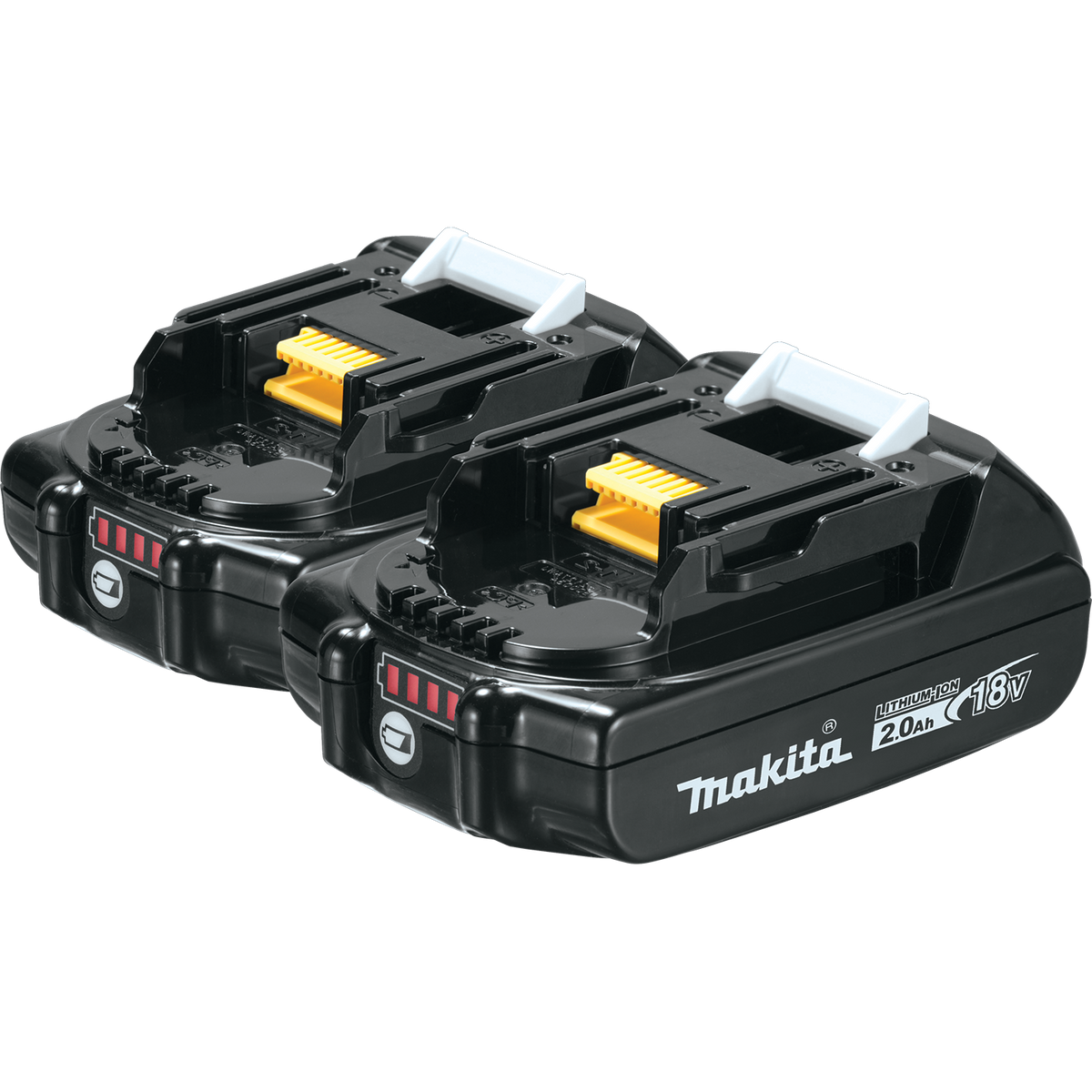 Makita 18V LXT Lithium‑Ion Compact Battery Pack 2.0Ah with Fuel Gauge (2‑Pack)