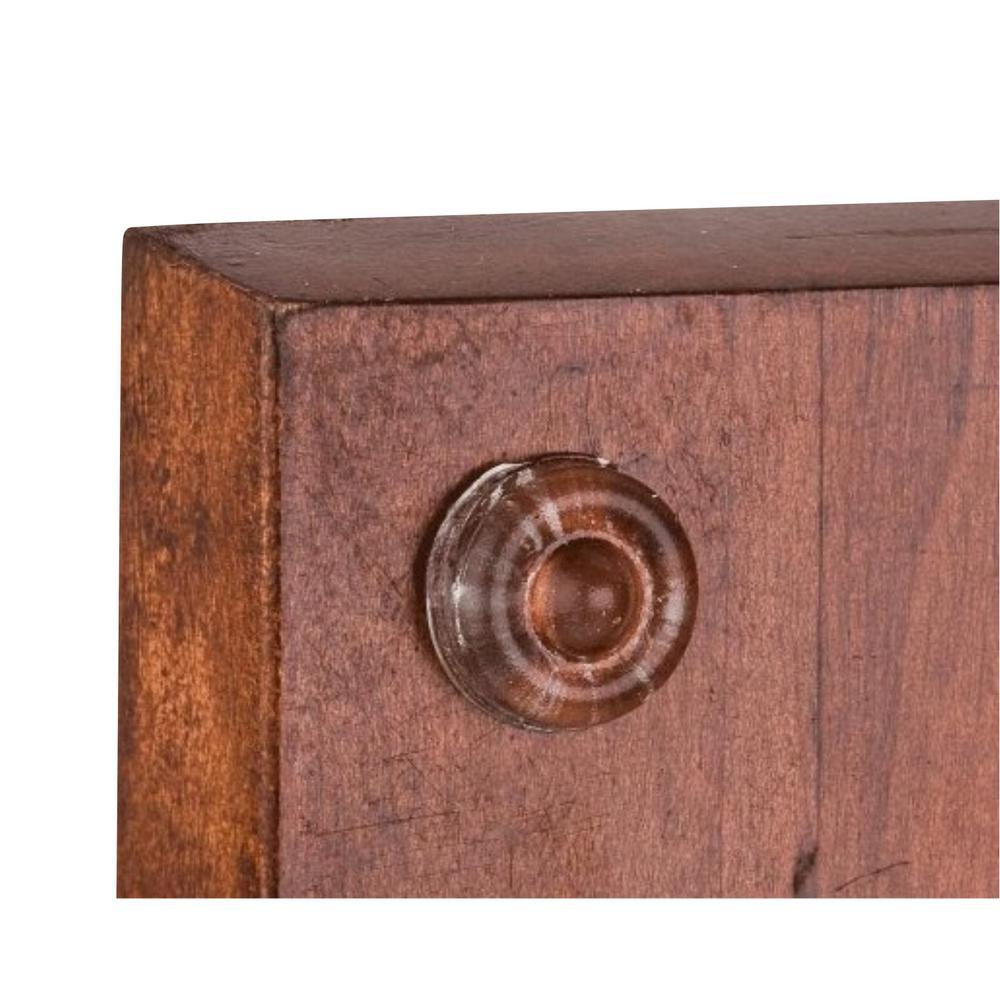 Adhesive Clear Rubber Feet Bumper Stops with Nipple Door Cupboard Drawer Cabinet Kitchen (100-Pack) - Super Arbor