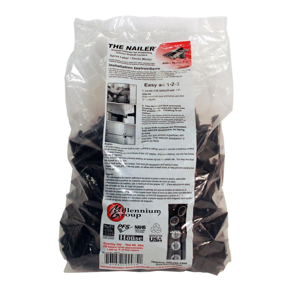 Plastic Drywall Backer Clip (200-Pack) - Super Arbor