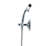 6-spray 5.5 in. Dual Shower Head and Handheld Shower Head in Chrome